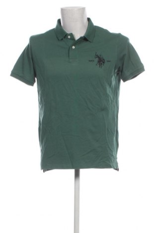 Ανδρικό t-shirt U.S. Polo Assn., Μέγεθος L, Χρώμα Πράσινο, Τιμή 28,87 €