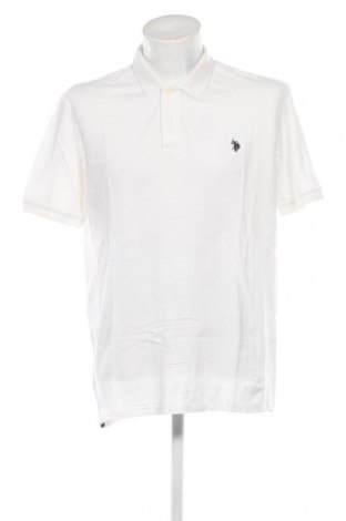 Herren T-Shirt U.S. Polo Assn., Größe XXL, Farbe Weiß, Preis 28,87 €