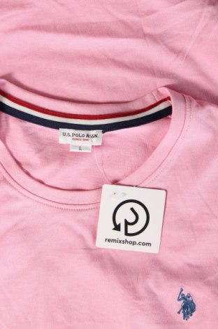 Herren T-Shirt U.S. Polo Assn., Größe L, Farbe Rosa, Preis 28,87 €