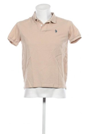 Ανδρικό t-shirt U.S. Polo Assn., Μέγεθος S, Χρώμα  Μπέζ, Τιμή 17,32 €