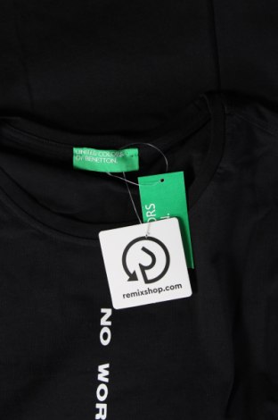 Męski T-shirt United Colors Of Benetton, Rozmiar L, Kolor Czarny, Cena 82,63 zł