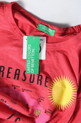 Męski T-shirt United Colors Of Benetton, Rozmiar L, Kolor Czerwony, Cena 82,63 zł