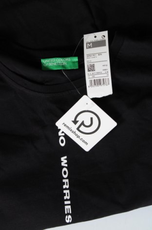 Męski T-shirt United Colors Of Benetton, Rozmiar M, Kolor Czarny, Cena 82,63 zł