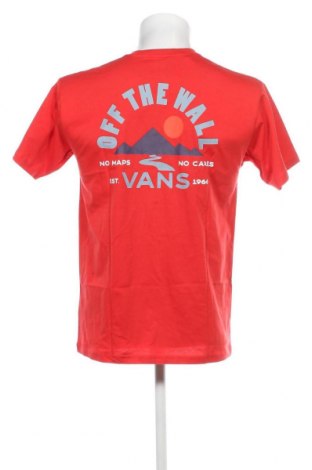 Мъжка тениска Vans, Размер M, Цвят Червен, Цена 41,80 лв.