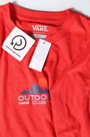 Ανδρικό t-shirt Vans, Μέγεθος S, Χρώμα Κόκκινο, Τιμή 22,68 €