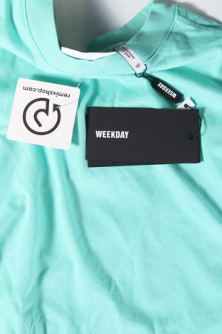 Ανδρικό t-shirt Weekday, Μέγεθος XS, Χρώμα Πράσινο, Τιμή 5,77 €