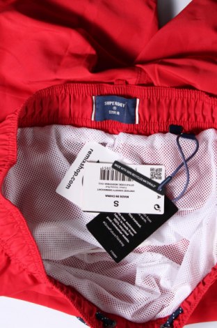 Herren Badeanzug Superdry, Größe S, Farbe Rot, Preis € 18,04
