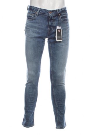 Męskie jeansy Guess, Rozmiar XL, Kolor Niebieski, Cena 448,60 zł