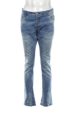 Męskie jeansy Straight Up, Rozmiar XL, Kolor Niebieski, Cena 92,76 zł