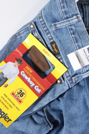 Męskie jeansy Wrangler, Rozmiar XL, Kolor Niebieski, Cena 389,69 zł