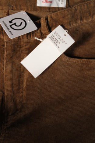 Ανδρικό κοτλέ παντελόνι S.Oliver, Μέγεθος XL, Χρώμα Καφέ, Τιμή 47,94 €