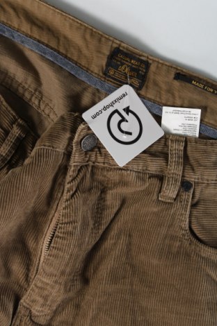 Pantaloni raiați de bărbați S.Oliver, Mărime XL, Culoare Bej, Preț 101,15 Lei