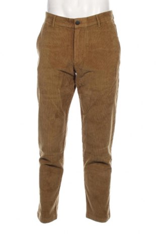 Pantaloni raiați de bărbați Selected Homme, Mărime L, Culoare Bej, Preț 67,50 Lei