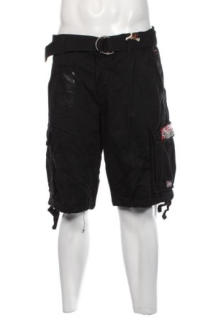 Мъжки къс панталон Geographical Norway, Размер XXL, Цвят Черен, Цена 161,00 лв.