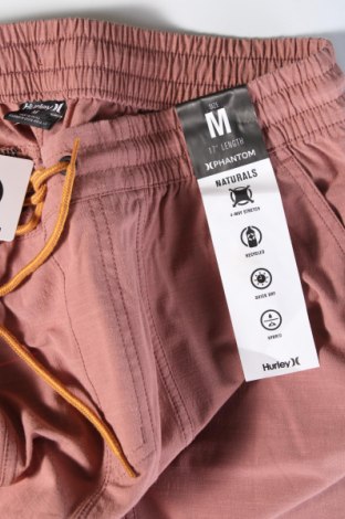 Мъжки къс панталон Hurley, Размер M, Цвят Розов, Цена 77,00 лв.