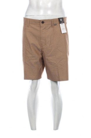Ανδρικό κοντό παντελόνι Hurley, Μέγεθος L, Χρώμα  Μπέζ, Τιμή 21,83 €