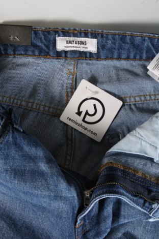 Pantaloni scurți de bărbați Only & Sons, Mărime M, Culoare Albastru, Preț 131,58 Lei