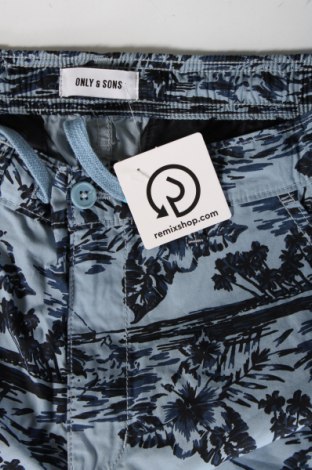 Ανδρικό κοντό παντελόνι Only & Sons, Μέγεθος L, Χρώμα Μπλέ, Τιμή 20,62 €
