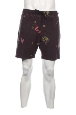 Мъжки къс панталон RVCA, Размер L, Цвят Кафяв, Цена 31,00 лв.