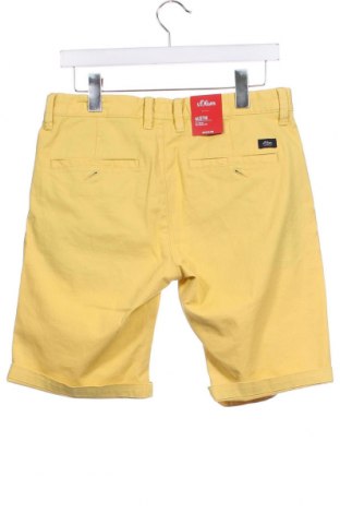 Ανδρικό κοντό παντελόνι S.Oliver, Μέγεθος S, Χρώμα Κίτρινο, Τιμή 31,96 €