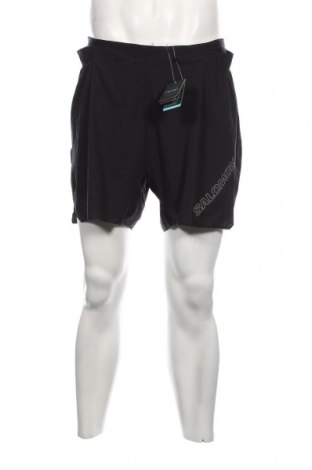 Мъжки къс панталон Salomon, Размер XL, Цвят Черен, Цена 102,00 лв.