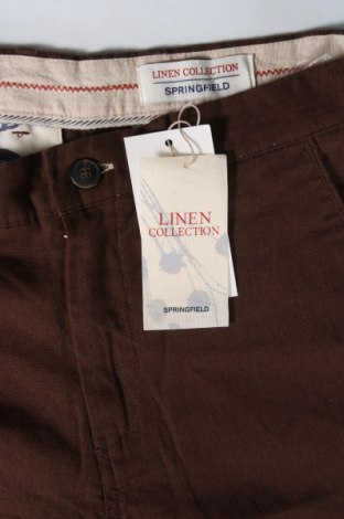 Pantaloni scurți de bărbați Springfield, Mărime S, Culoare Maro, Preț 132,57 Lei