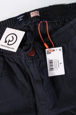 Мъжки къс панталон Superdry, Размер L, Цвят Син, Цена 34,65 лв.