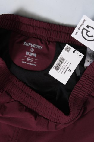 Мъжки къс панталон Superdry, Размер S, Цвят Червен, Цена 70,00 лв.