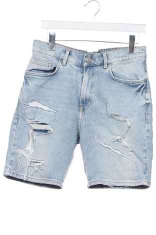 Pantaloni scurți de bărbați Zara, Mărime M, Culoare Albastru, Preț 30,61 Lei