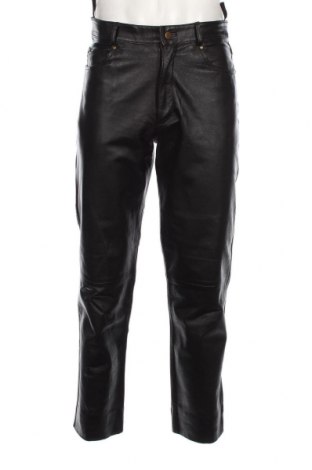 Мъжки кожен панталон, Размер M, Цвят Черен, Цена 107,00 лв.