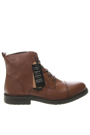 Мъжки обувки Jack & Jones, Размер 45, Цвят Кафяв, Цена 85,25 лв.