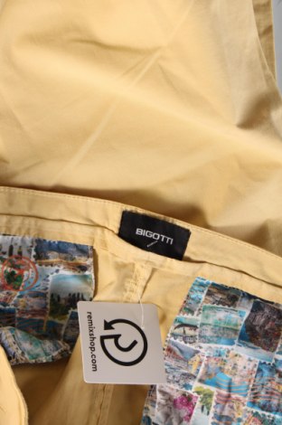 Мъжки панталон Bigotti, Размер L, Цвят Жълт, Цена 31,87 лв.