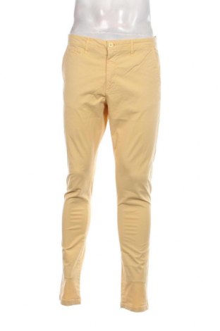 Мъжки панталон Bigotti, Размер L, Цвят Жълт, Цена 31,51 лв.