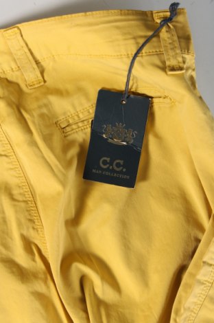 Ανδρικό παντελόνι C.C., Μέγεθος M, Χρώμα Κίτρινο, Τιμή 18,24 €