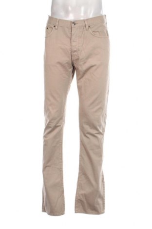 Ανδρικό παντελόνι H&M, Μέγεθος L, Χρώμα  Μπέζ, Τιμή 9,30 €
