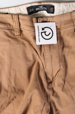 Мъжки панталон Hollister, Размер L, Цвят Бежов, Цена 10,25 лв.