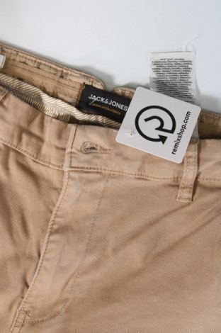 Ανδρικό παντελόνι Jack & Jones, Μέγεθος S, Χρώμα  Μπέζ, Τιμή 15,63 €