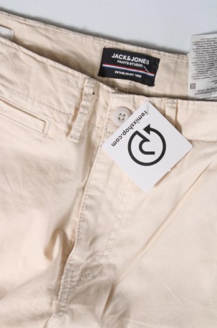 Мъжки панталон Jack & Jones, Размер XS, Цвят Бежов, Цена 18,60 лв.