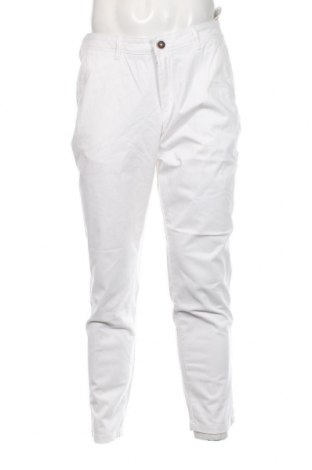 Мъжки панталон Jack & Jones, Размер L, Цвят Бял, Цена 24,18 лв.