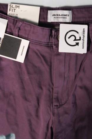 Мъжки панталон Jack & Jones, Размер M, Цвят Лилав, Цена 18,60 лв.