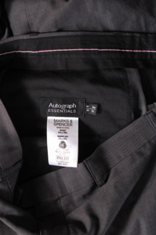 Pantaloni de bărbați Marks & Spencer Autograph, Mărime L, Culoare Gri, Preț 110,71 Lei