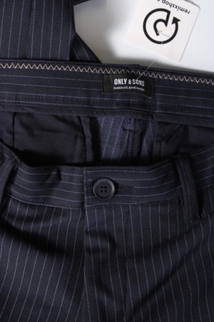 Pantaloni de bărbați Only & Sons, Mărime M, Culoare Albastru, Preț 80,20 Lei