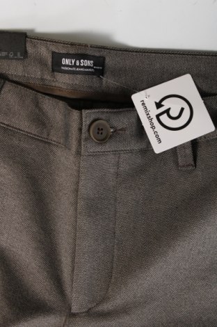 Pantaloni de bărbați Only & Sons, Mărime L, Culoare Gri, Preț 40,86 Lei