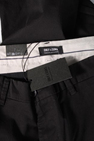 Pantaloni de bărbați Only & Sons, Mărime L, Culoare Negru, Preț 46,91 Lei