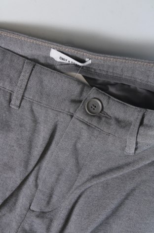 Pantaloni de bărbați Only & Sons, Mărime S, Culoare Gri, Preț 25,76 Lei