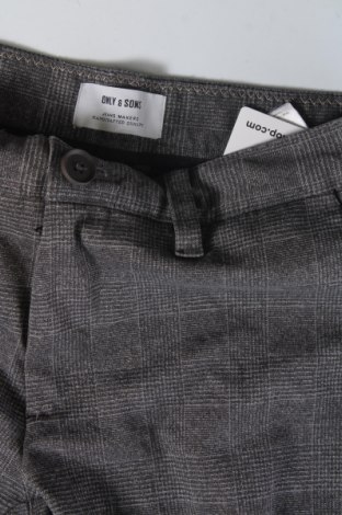 Pantaloni de bărbați Only & Sons, Mărime M, Culoare Gri, Preț 26,71 Lei