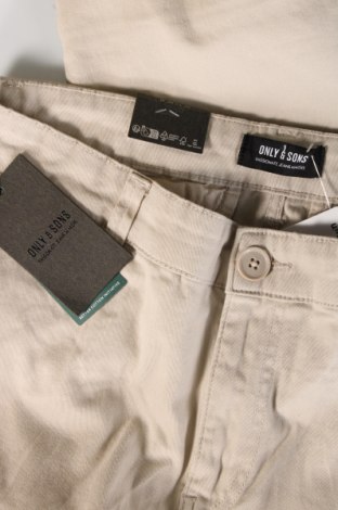 Herrenhose Only & Sons, Größe M, Farbe Beige, Preis € 23,71