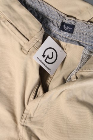 Мъжки панталон Pepe Jeans, Размер M, Цвят Бежов, Цена 42,00 лв.