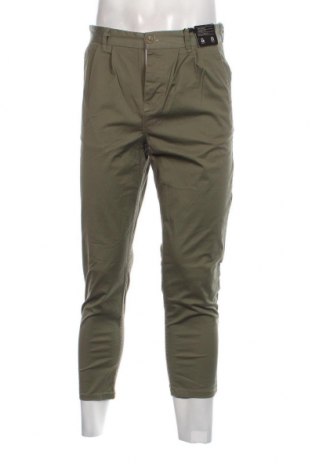 Ανδρικό παντελόνι Pull&Bear, Μέγεθος S, Χρώμα Πράσινο, Τιμή 8,45 €