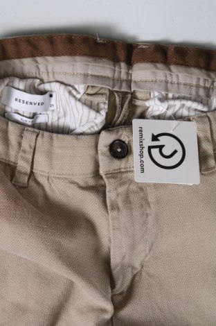 Pánské kalhoty  Reserved, Velikost S, Barva Béžová, Cena  295,00 Kč